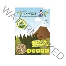 고양이 화장실 토이거 히노끼 녹차 모래 7L(7개묶음), 1