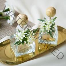 차량용 디퓨저 자동차 플라워 방향제 시리즈 고급 새차 선물, 미니별꽃, 라벤더