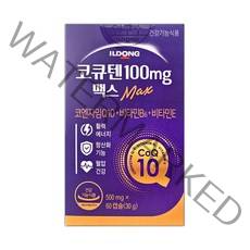 일동제약 코큐텐 맥스100mg 코엔자임 비타민 활력에너지 혈압건강@