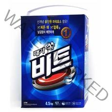비트 세탁세제 때가쏙비트4.5KG 박스 분말형세제 파워효소함유, 1개, 4.5kg