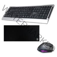 라이센스LG USB 키보드 K-1200 + ZIO 버티컬 마우스 ERGO900 + 게이밍 마우스패드 MP900, 키보드(K-1200), 마우스(ERGO900), 패드(MP900), 키보드(티타늄), 마우스(블랙)