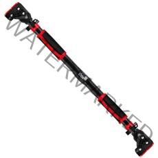 조이홈 이중잠금 가정용 턱걸이운동기구 문틀 철봉 풀업바, 레드