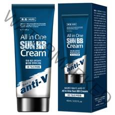 무로 맨즈 안티브이 올인원 내추럴 톤업 대용량 저자극 썬비비크림 SPF50+ PA+++ 60ml, 1개