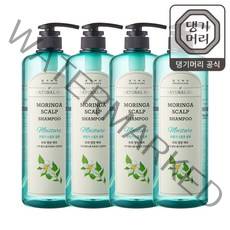 [댕기머리] 내추럴온 모링가 프리미엄 대용량샴푸 1000ml 4개 신형
