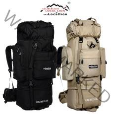 로컬라이언 등산가방 대용량85L 배낭 백패킹 레저 마운트 Outdoor Locallion, 베이지