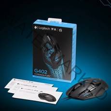 로지텍G 로지텍 G402 Hyperion Fury 유선 게이밍마우스 (세제품) 마우스, 블랙