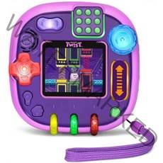 LeapFrog RockIt 트위스트 휴대용 학습 게임 시스템 퍼플, 1, 단일옵션