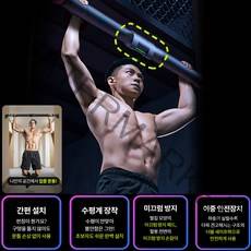 힐링타임 튼튼한 가정용 2중 잠금 안떨어져 턱걸이 기구 풀업바 다용도 전신운동 기구 철봉 실내 운동 홈 트레이닝, 02.정품 가정용 턱걸이 풀업바 (색상 블루)