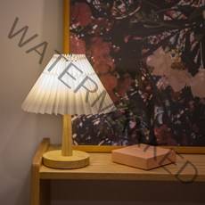 아이린 우드 테이블 스탠드 무드등, 플리츠갓