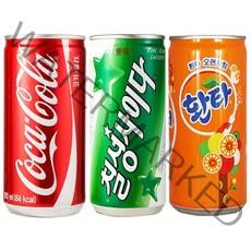코카콜라 코카콜라190ml(30캔)+칠성사이다190ml(30캔)+환타오렌지190ml(30캔), 90캔, 185ml