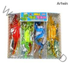 1000 애니 정글 찐득이 BOX(16) 촉감 놀이 장난감 완구 선물 재미 말랑이 애니멀 모양 찐득, 단품