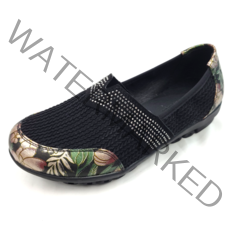 천연소가죽 니트 발편한 큐빅 여성신발 편한신발 여자신발 가벼운 편한 볼넓은 푹신한 쿠션 여성 여자 단화 로퍼 기능성 컴포트화 효도화 효도신발 신발 [순이의신발장]