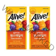 얼라이브 원스데일리 멀티비타민, 100정, 2개
