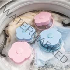 4p 통돌이 세탁기 거름망 먼지망 빨래 먼지 제거 머리카락 이물질 세탁후먼지, 2P 블루 : 2P 핑크
