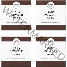 해피바스 오리지널 컬렉션 베이비파우더 비누, 90g, 4개