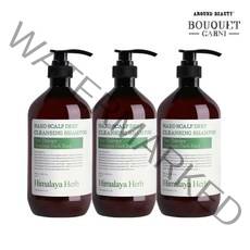 [쇼핑엔티] 부케가르니 히말라야 허브 나드 두피 딥클렌징 샴푸 900ml x3개