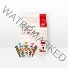 버틀러 더텐 소프트 the ten soft 반건조 기능성 강아지 사료 소고기(관절 케어) 1kg+랜덤샘플+더텐덴탈츄3p(12시 이전 당일 출고)