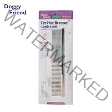 스테인레스 장모견 머리묶는 콤비빗 2개 댕댕이빗 친밀감 교감 죽은털제거 입양필수