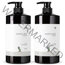 살림백서 오푼티아 앤 밤부 바디워시 화이트머스크향, 1000ml, 2개