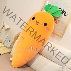 초 대형 애착 동물 쿠션 인형 선물 당근 여자친구 봉제 캐럿 안고자는 여친 바디 필로우 쇼파 캐릭터 OR48, 귀여운, 1m