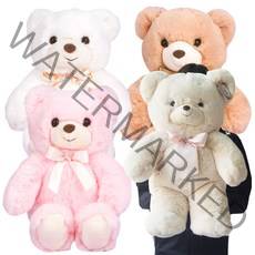 땡큐베어 귀여운 애착 곰돌이 대형 윌슨 곰인형 45cm, 크림