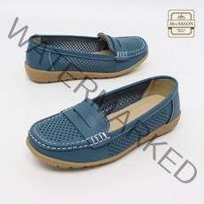 가죽 발편한 여름 펀칭 컴포트화 단화 어르신 할머니 노인 어머니 신발 효도화 PH-5