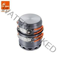 화재 메이플 캠핑 조리기구 세트 야외 컴팩트 접이식 열 Exchang 냄비 FMC 217 268g 경량 솔로 여행 요리 냄비, 단일, 1개, 01 Gray