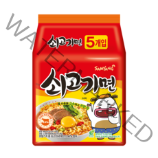 삼양식품 쇠고기면 5입, 5개
