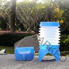 JIADA 캠핑용 물통 워터 저그 접이식 휴대용 대용량 여행용 야외 물통, 7.5L, 핑크