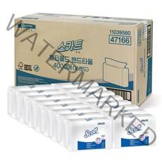 유한킴벌리 스카트 멀티폴드 핸드타올 4000매, 16밴드, 250매