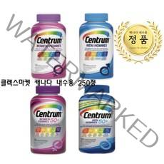센트룸 멀티비타민 포맨 포우먼 실버 대용량 250정 8개월분 1개 (캐나다직배송), 옵션3. 센트룸 멀티비타민 포 우먼 50+
