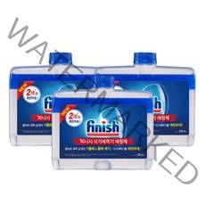 피니시 식기세척기 세정제 250ml, 3개