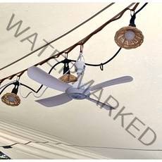 S-FAN50 220V 화이트 천장형 선풍기 타프팬 가정용 실링팬 캠핑용, S-Fan50/220V(W)