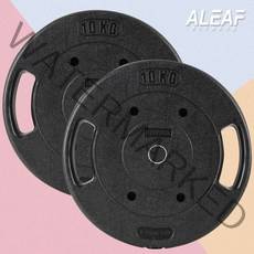 아리프 다이나믹 가성비 경량바벨원판 10kg 30mm 2입, 단품