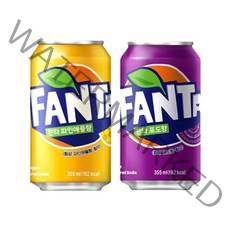 환타 파인애플 포도 12개씩 355ml x 24캔 CB