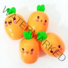 n17726/꼬마 당근 말랑이/쭉쭉이 주물럭 찐득이 묵사발 슬라임 학습 모형 집콕 심심풀이 촉감놀이 어린이집, 상세페이지 참조