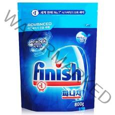 피니시 식기세척기 전용세제 800g 리필, 6개
