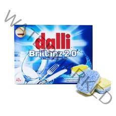 독일 달리 식기세척기 세제 1개 타블렛 총 40개입 올인원