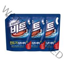 비트 액상세제 일반용 리필, 2L, 3개