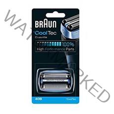 BRAUN 40B 면도기 날망세트 일체형, 40B+청소솔+CCR2 세정액, 혼합 색상