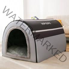 중대형견 강아지 가을 겨울 집 하우스 고양이 실외 야외 견사, XL권장20kg내, 3번