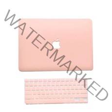 와이즈 맥북에어 13인치 M1 파스텔톤 밀크 케이스 베이비핑크 A2179 A2337 + 컬러 키스킨 2020, A2179/2337(M1) + 자체제작 키스킨