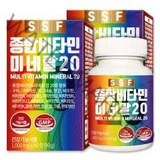 순수식품 종합 멀티 비타민 미네랄 20종, 90정, 2개