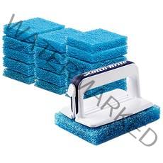 스카치브라이트 뉴 올인원 욕실청소용 크린스틱 핸들 + 리필 17p, 혼합색상, 1세트