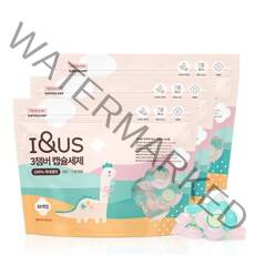 아이앤어스 3챔버 캡슐 세탁세제 8배 강한세척 무자극 임상테스트 23종 유해물질 불검출 식물추출 착한성분 드럼겸용, 30개입, 3팩(90개입)