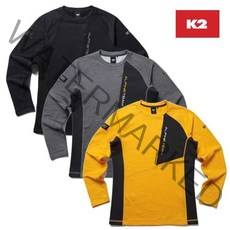 K2 케이투 남성용 폴라텍 마운틴 신축성 가을겨울 긴팔라운드 티셔츠 KMW20205