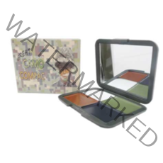 CH1394348 군용 4색 위장크림 새도우 팩트 천연소재 세정력 피부보호 설상위장 크림, 1개