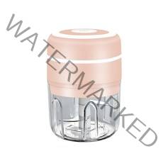 무선 마늘다지기 전동 미니 다용도 고기 분쇄기 USB 충전식, PP세트, 핑크