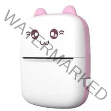 레이저각인기 자동날인기 레이져각인기 휴대용 미니 열전 사 프린터 bt, 분홍