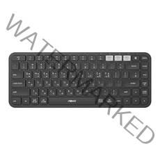 앱코 멀티페어링 블루투스 키보드, 블랙, AWK20, 텐키리스